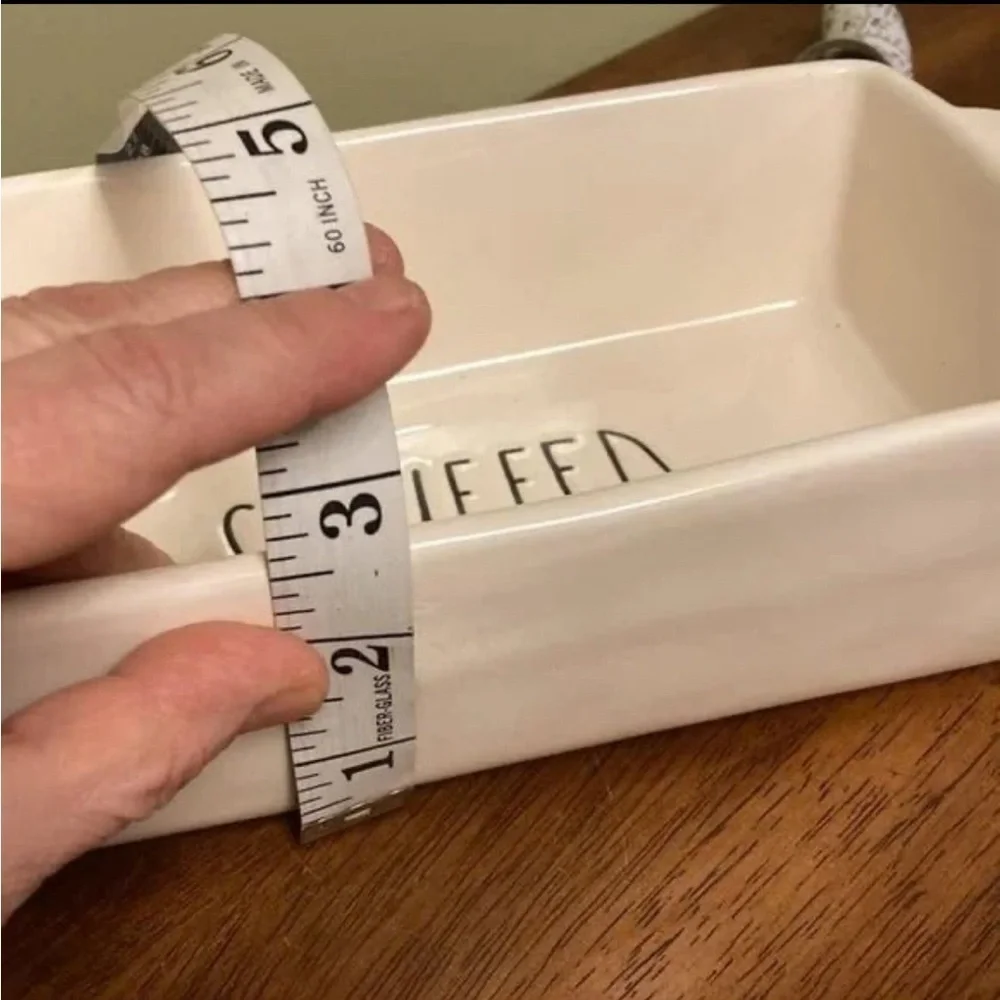 NWOT Rae Dunn STUFFED Ceramic Loaf Dish